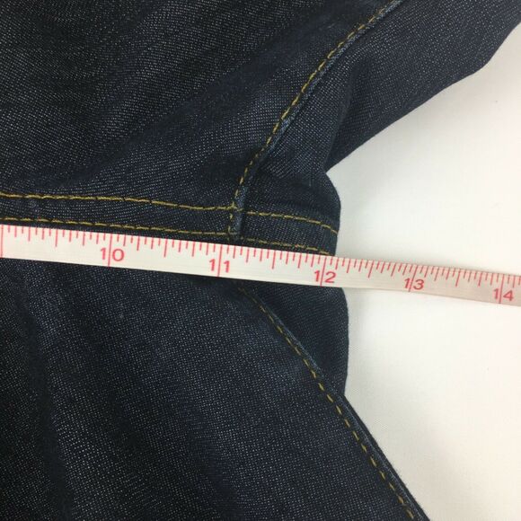 Asos Dark Blue 5 Pocket Design Skinny Leg Jeans 8 - Picture 7 of 9